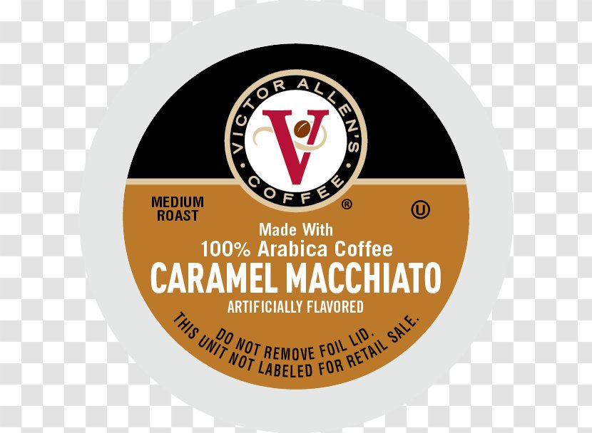 Single-serve Coffee Container Victor Allen Coffee, French Roast Single Serve K-Cup, 200 Count (Compatible With 2.0 Keurig Brewers) Allen's Caramel Macchiato Latte Transparent PNG