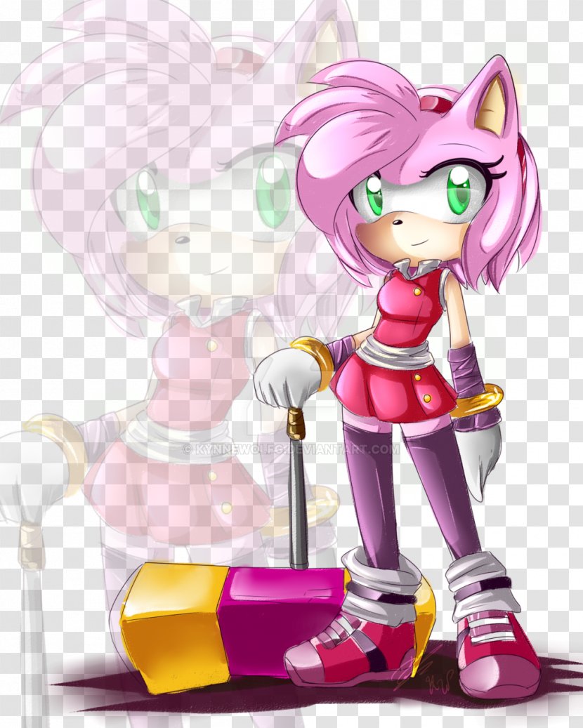 Amy Rose Sonic Boom: Fire & Ice Mario At The Olympic Games Shadow Hedgehog - Silhouette Transparent PNG