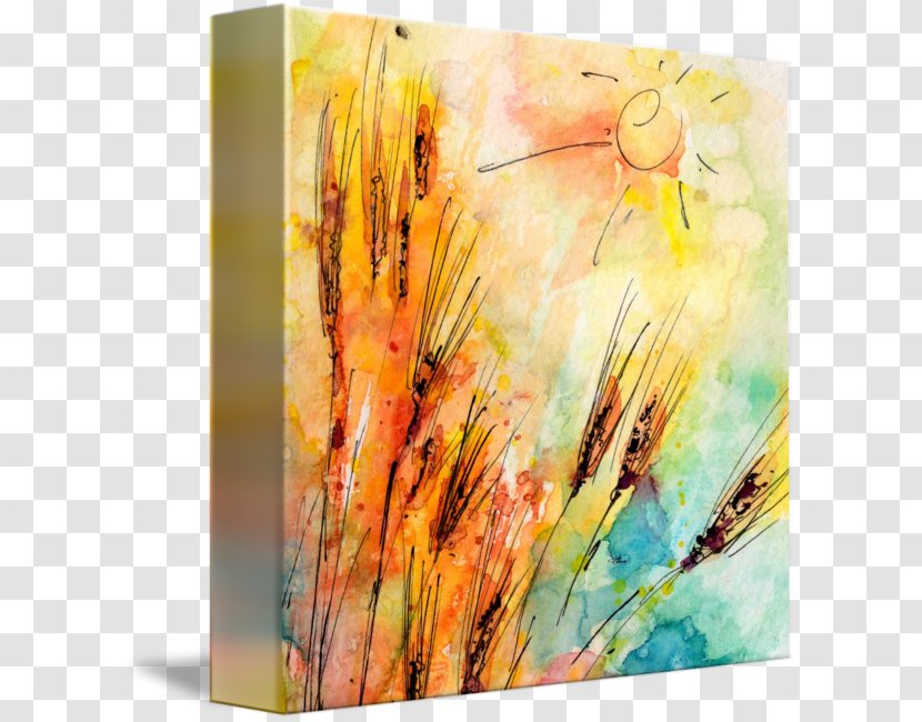 Watercolor Painting Modern Art Fine - Rye Transparent PNG