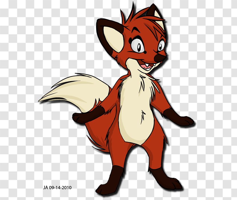 Red Fox Cat Legendary Creature Clip Art - Cartoon - Rita Transparent PNG