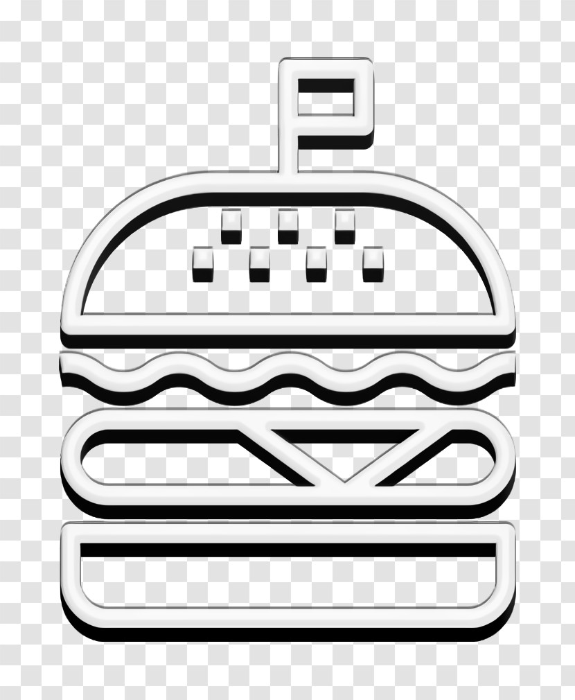 Hamburger Icon Food Icon Burger Icon Transparent PNG