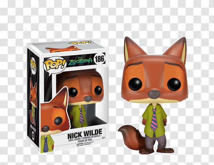 Nick Wilde Finnick Lt. Judy Hopps Funko Action & Toy Figures Transparent PNG