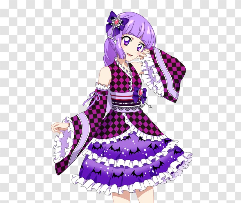 Aikatsu! Aikatsu Stars! Friends! 히카미 스미레 - Flower - Kimono Doll Transparent PNG