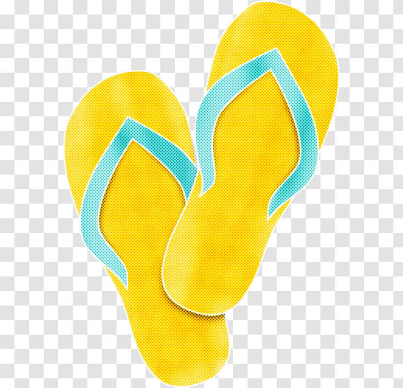 Yellow Footwear Font Transparent PNG