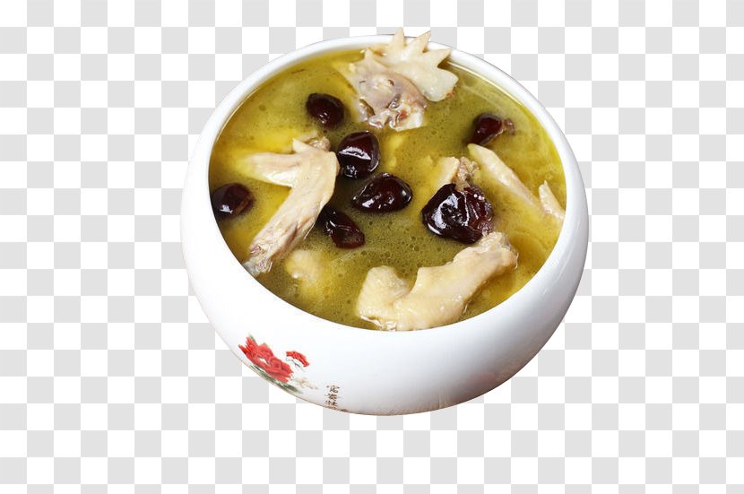 Chicken Meat Chinese Cuisine Steaming - Jujube Steamed Transparent PNG
