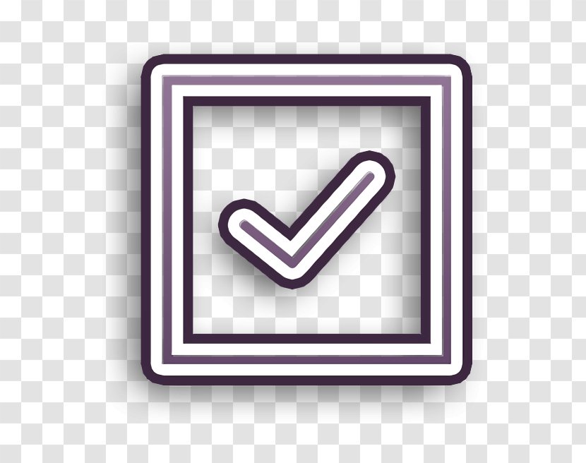 Check Icon Checked Essential Set - Logo Hand Transparent PNG