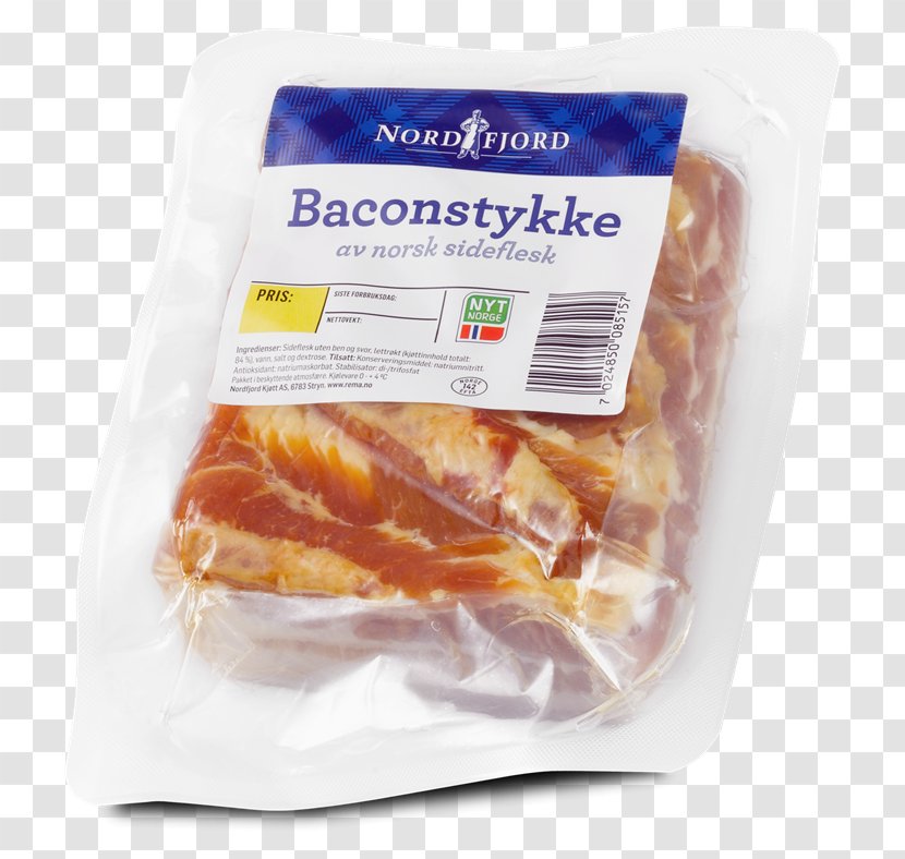 Bacon Nordfjord Kjøtt Bayonne Ham Prosciutto Nyckelhålsmärkning - Pork - Canvas Transparent PNG