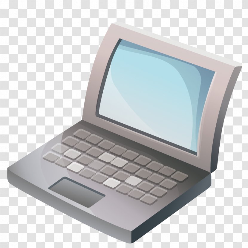 Netbook Computer Download - Input Device - Vector Office Transparent PNG