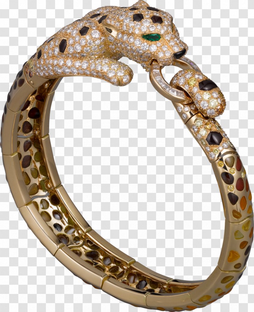 Cartier Bracelet Jewellery Gold Bangle Transparent PNG