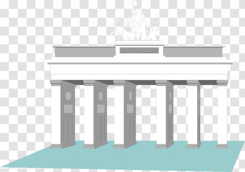 Brandenburg Gate Landmark Clip Art Transparent PNG