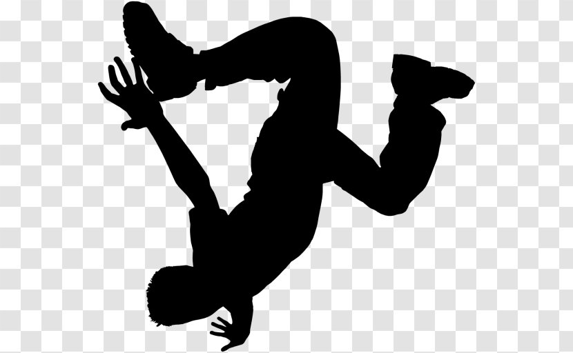 Dance Silhouette Breakdancing Drawing - Monochrome Transparent PNG