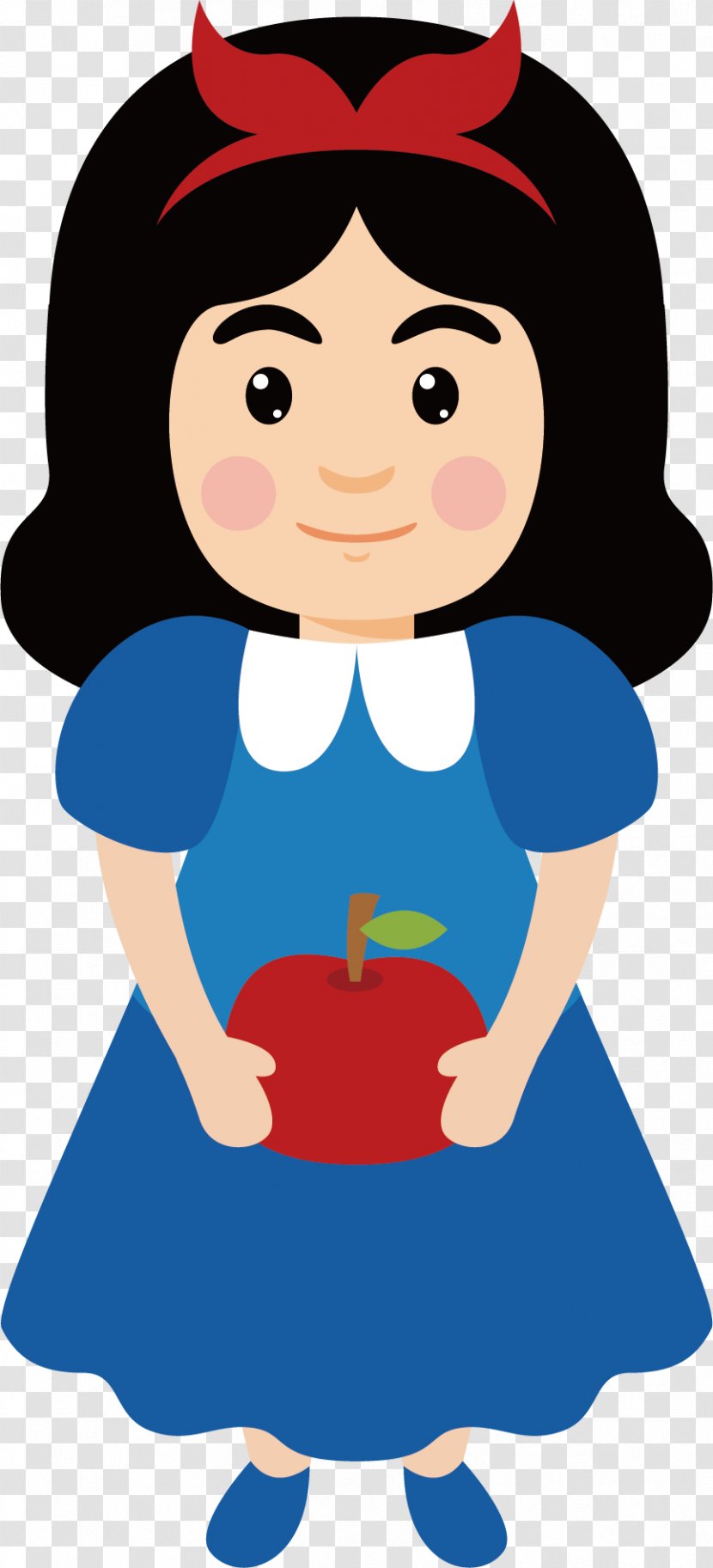 Snow White Snow-White Cartoon Clip Art - Frame - Vector Transparent PNG