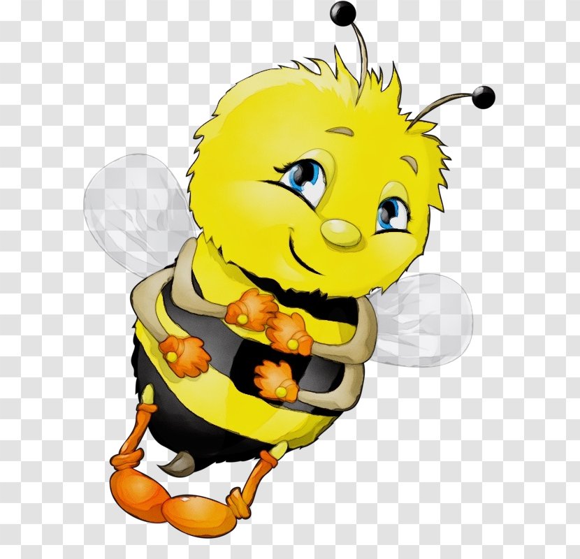 Bee Cartoon - Animation - Membranewinged Insect Transparent PNG
