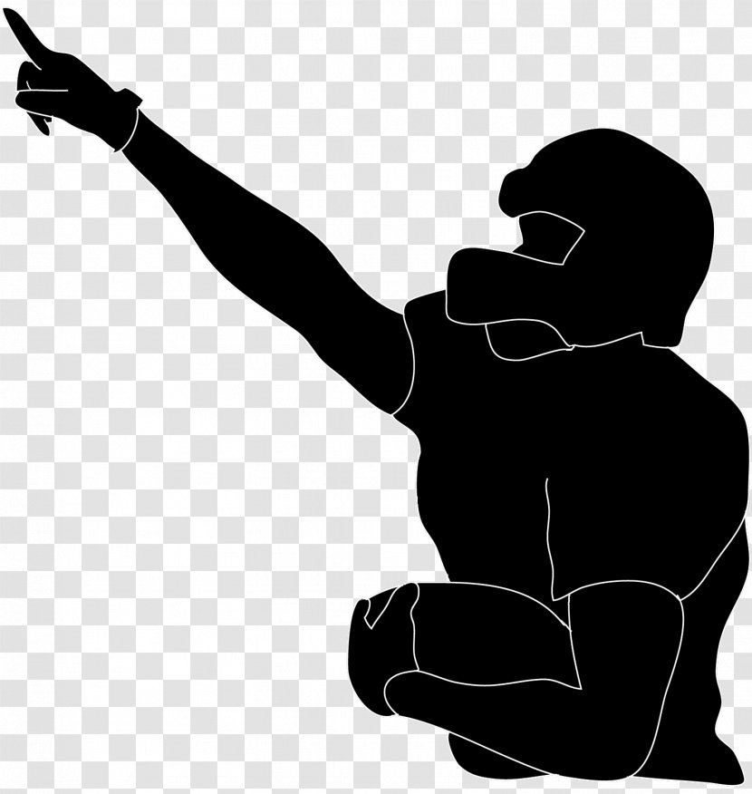 Silhouette American Football NFL - Nfl - Player Transparent PNG