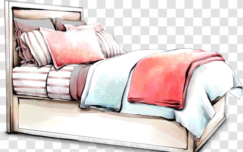 Interior Design Services Drawing Furniture Sketch - Couch - Bed Transparent PNG