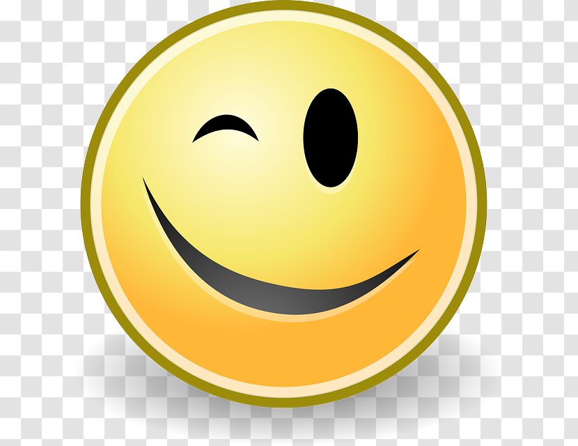 Wink Face Emoji Smile UTF-8 - Emoticon - Smiley Transparent PNG