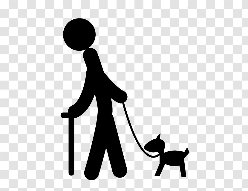 Dog Walking Silhouette Photography Drawing - Woman Transparent PNG
