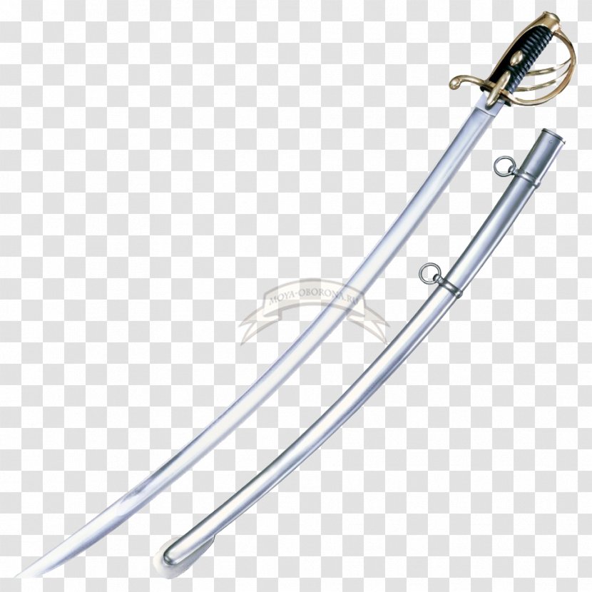 Pattern 1796 Light Cavalry Sabre Cold Steel Sword Weapon Transparent PNG