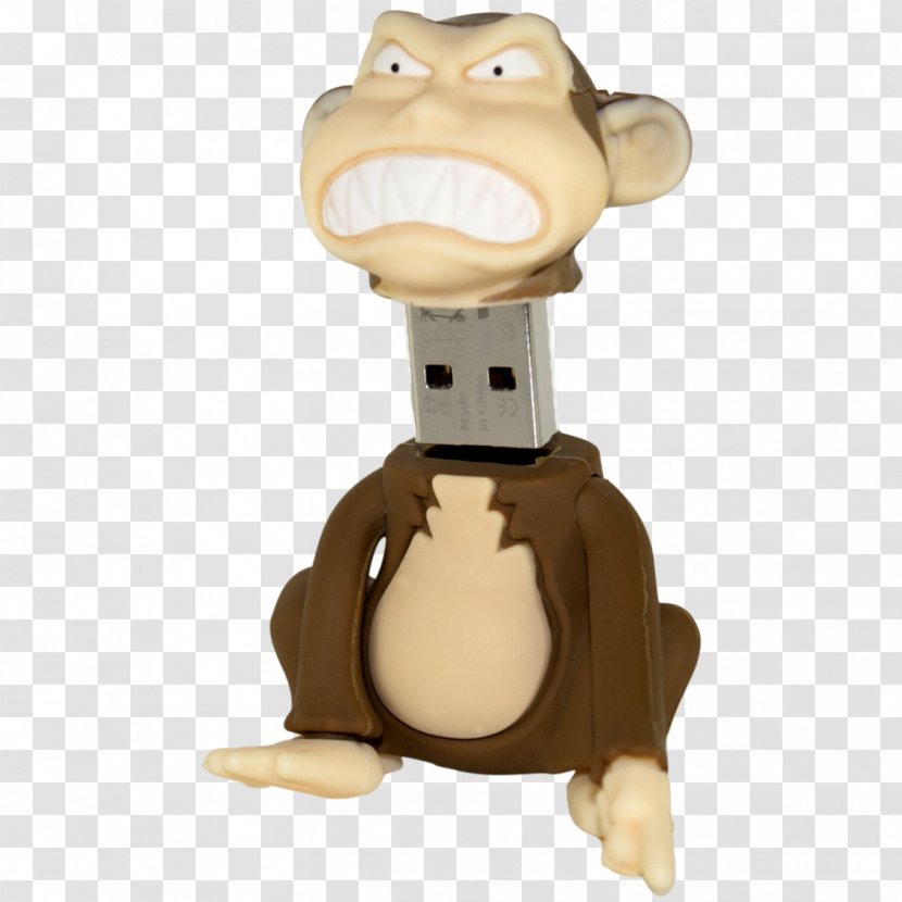 USB Flash Drives Memory Drive Security Computer Data Storage - Usb - Monkey Family Transparent PNG