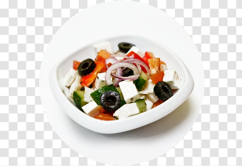 Greek Salad Pizza Vegetarian Cuisine Feta - Cheese Transparent PNG