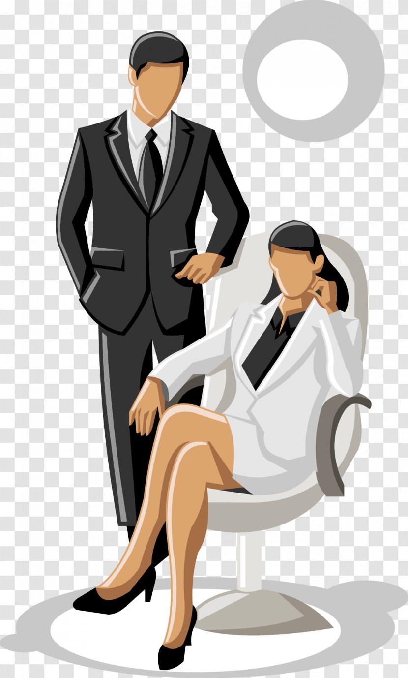 Businessperson Icon - Suit - Vector Business People Talking Transparent PNG