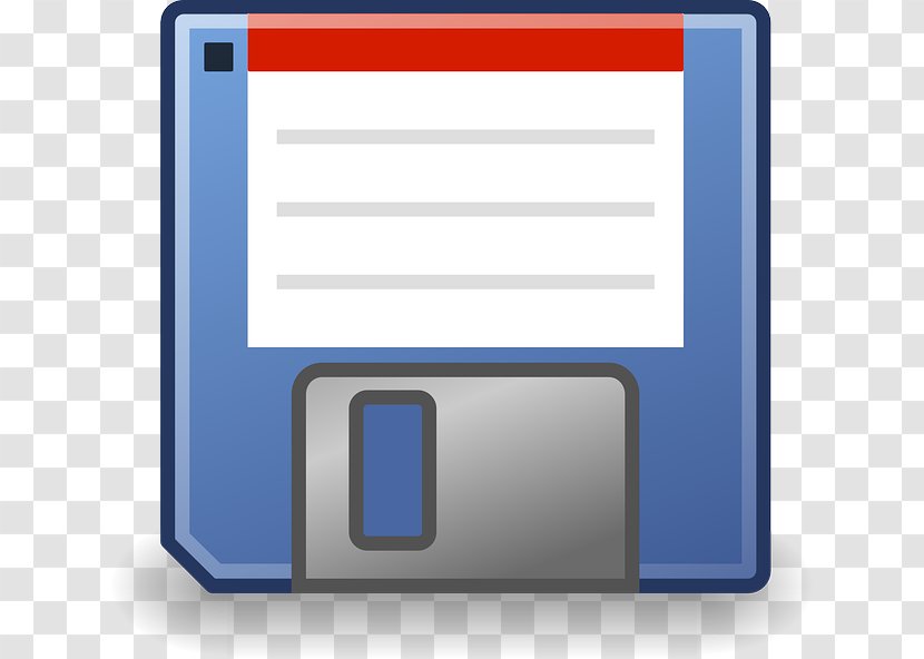 Floppy Disk Storage Clip Art - Data - SAVE Transparent PNG