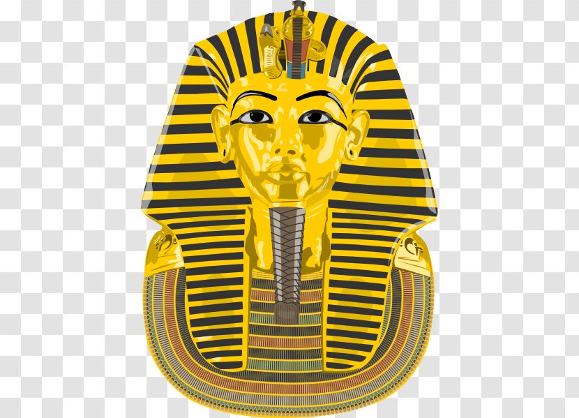 Tutankhamun's Mask Ancient Egypt Drawing Transparent PNG