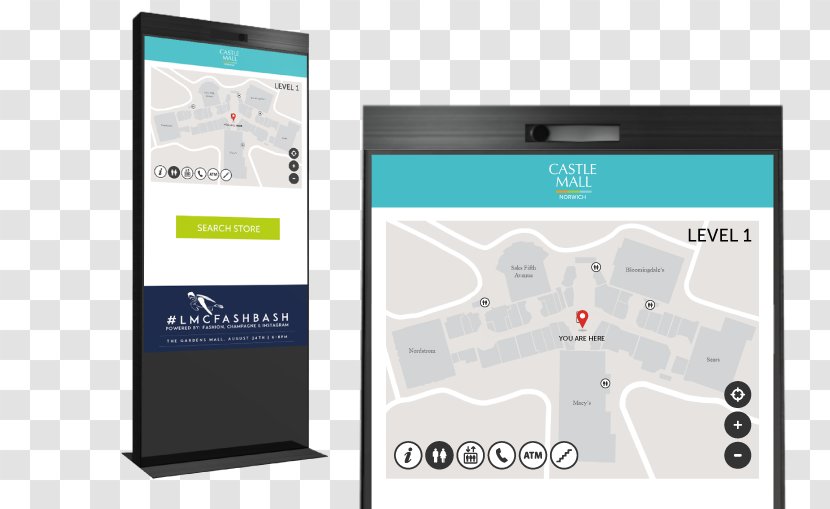 Wayfinding Mall Kiosk Interactivity Map Transparent PNG