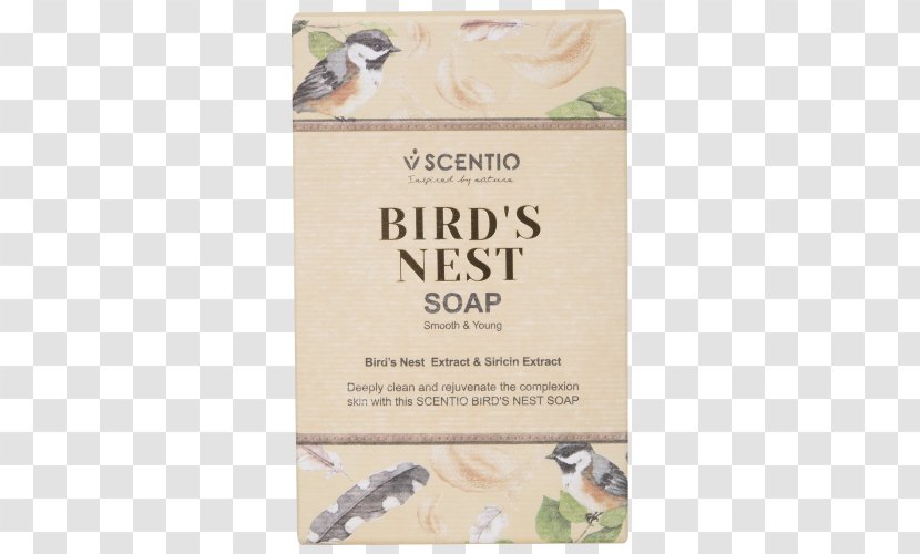 Edible Bird's Nest Bird Soap - Text Transparent PNG