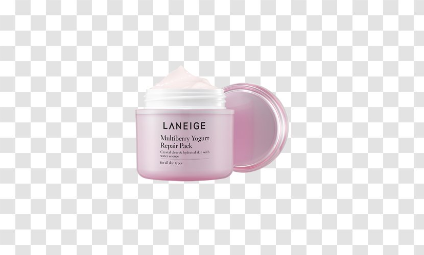 LANEIGE Multiberry Yogurt Repairing Mask Yoghurt Facial - Exfoliation - Laneige Transparent PNG