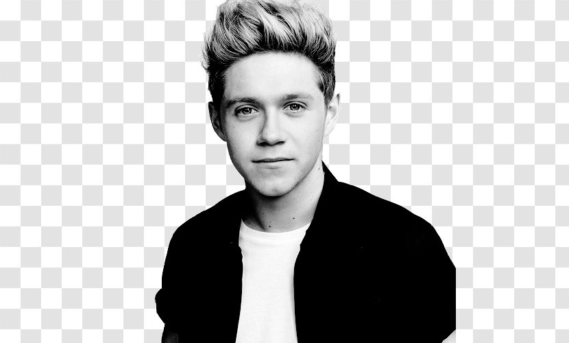 Niall Horan One Direction Poster Image Black And White - Heart Transparent PNG