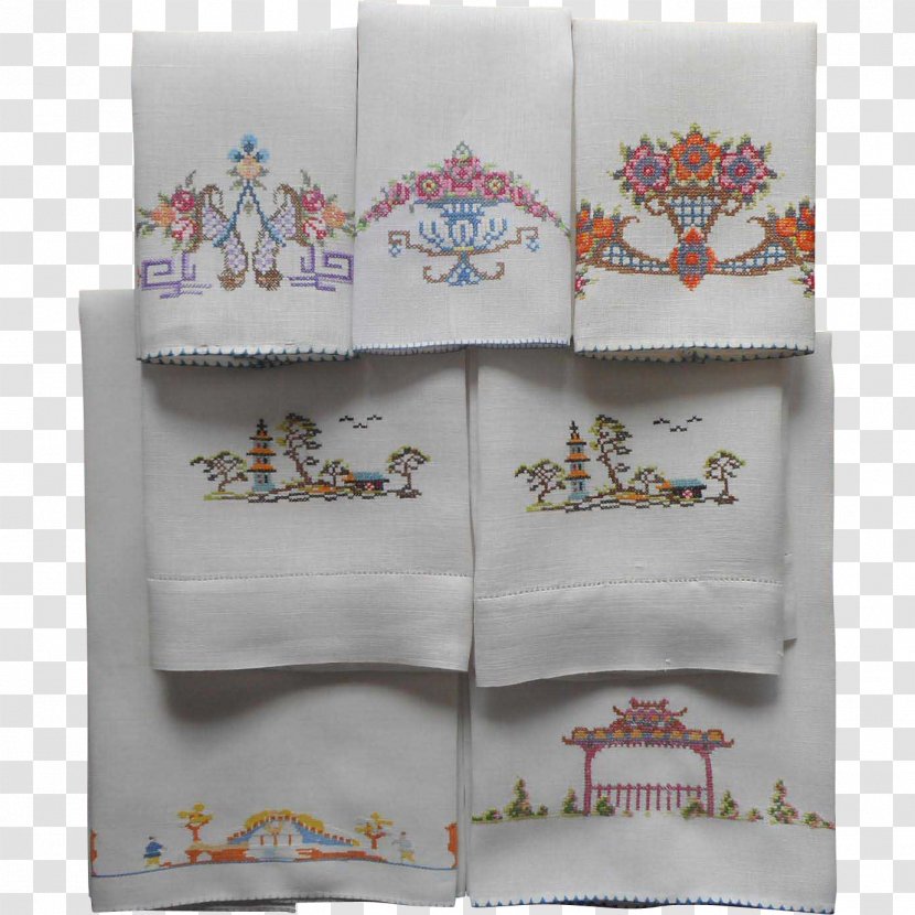 Towel Kitchen Paper Embroidery - Suzhou Silk Hand Art Transparent PNG