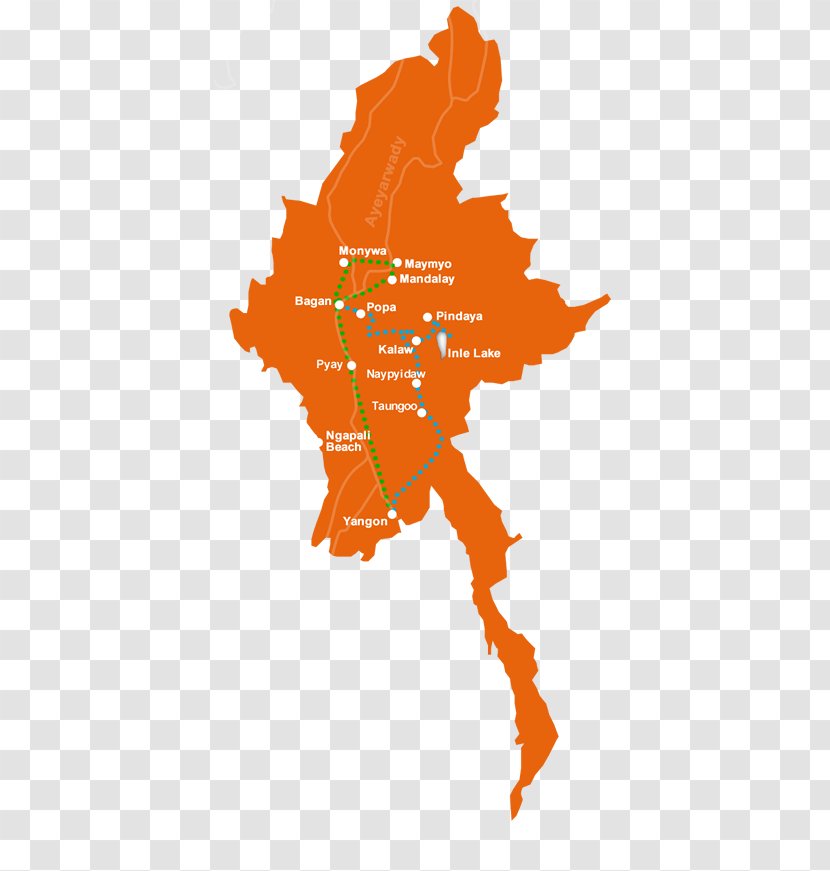 Inle Lake Indawgyi Myanmar Microfinance Bank - Map Transparent PNG
