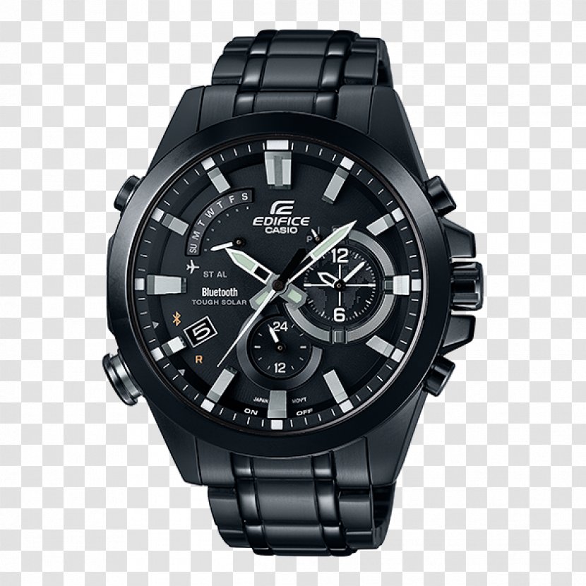 Casio EDIFICE TIME TRAVELLER EQB-501 Watch EQB-500D-1A - Brand - Edifice Transparent PNG