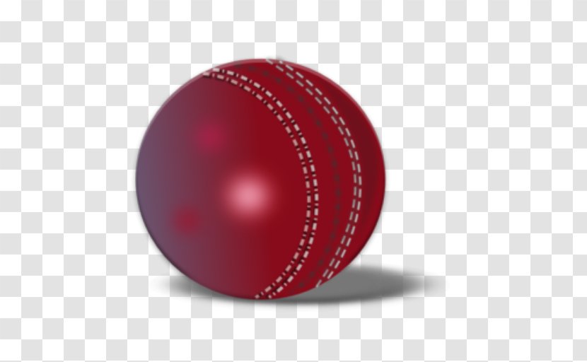 Cricket Balls Bats Clip Art - Red Transparent PNG