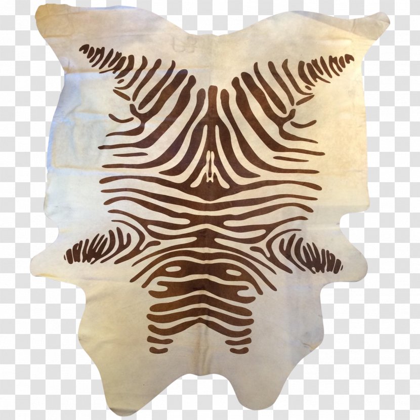 Cowhide Carpet Animal Print Zebra - Tufting Transparent PNG