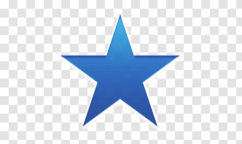 Star Icon Straight - Blue - Symmetry Logo Transparent PNG