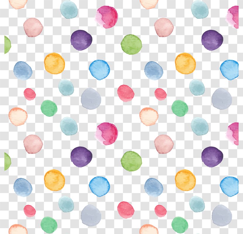 Watercolor Painting Circle - Material - Hand-painted Circles Background Transparent PNG