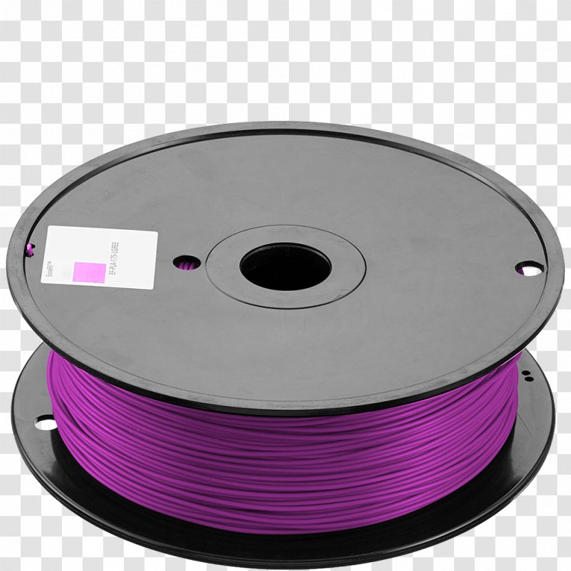 3D Printing Filament Polylactic Acid Acrylonitrile Butadiene Styrene - Leapfrog 3d Printers - Deep Purple Transparent PNG