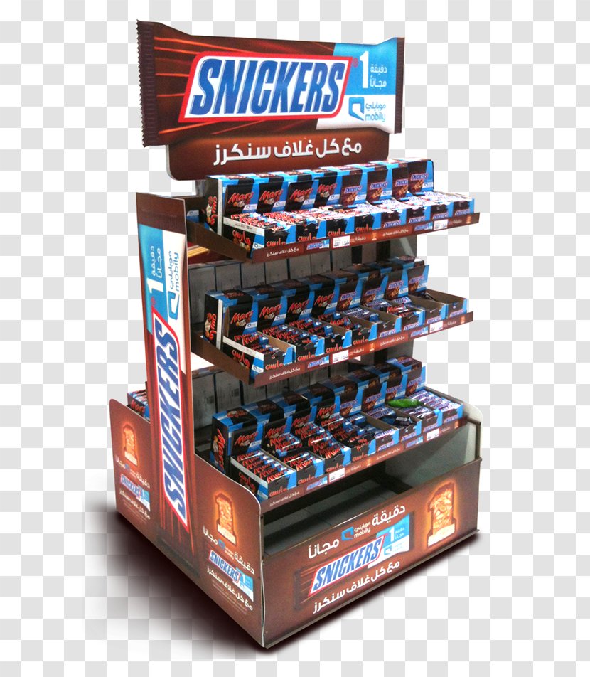Chocolate Bar Snickers Gondola Advertising - Expositor Transparent PNG