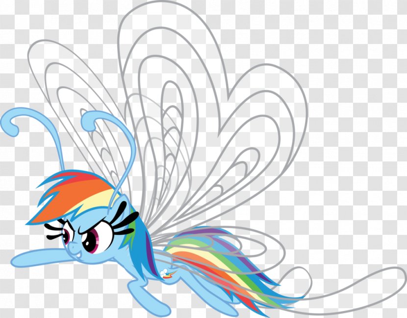 Rainbow Dash Pony Applejack Twilight Sparkle Mrs. Cup Cake - Tail - Breez Background Transparent PNG