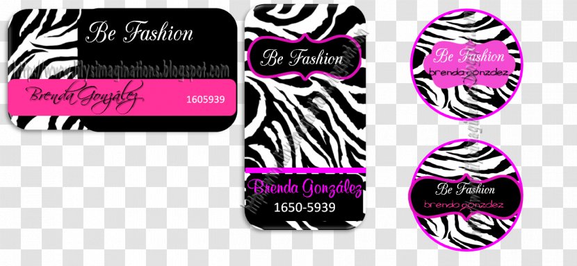 Business Cards Zebra Horse Animal Print White - Chromium Transparent PNG