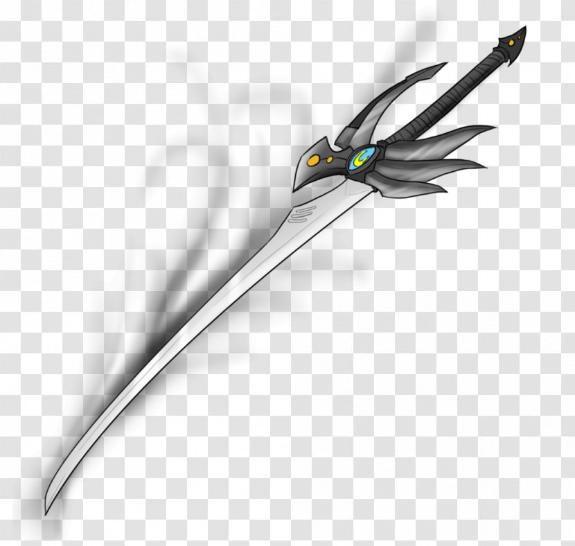 Sword Demon Edged And Bladed Weapons - Blade Transparent PNG