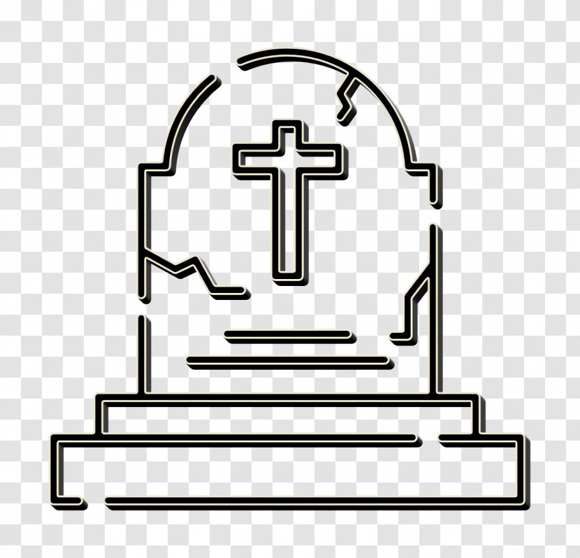 Cemetery Icon Grave Gravestone - Memorial - Symbol Logo Transparent PNG