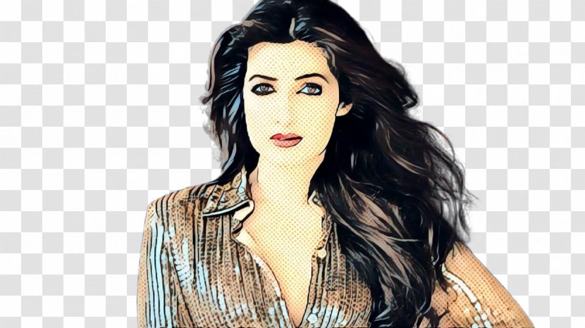 Twinkle Khanna Film Black Hair Bollywood Coloring - Forehead Transparent PNG