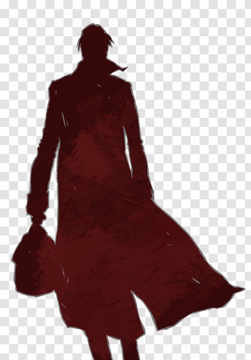 Maroon Silhouette Transparent PNG