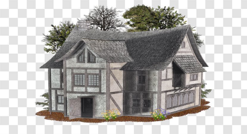 Historic House Museum Property Roof Facade - Farmhouse Transparent PNG