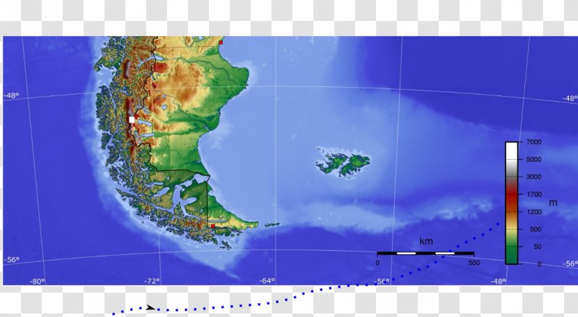 Disappearance Of ARA San Juan Argentina Falkland Islands Argentine Sea (S-42) - Map Transparent PNG