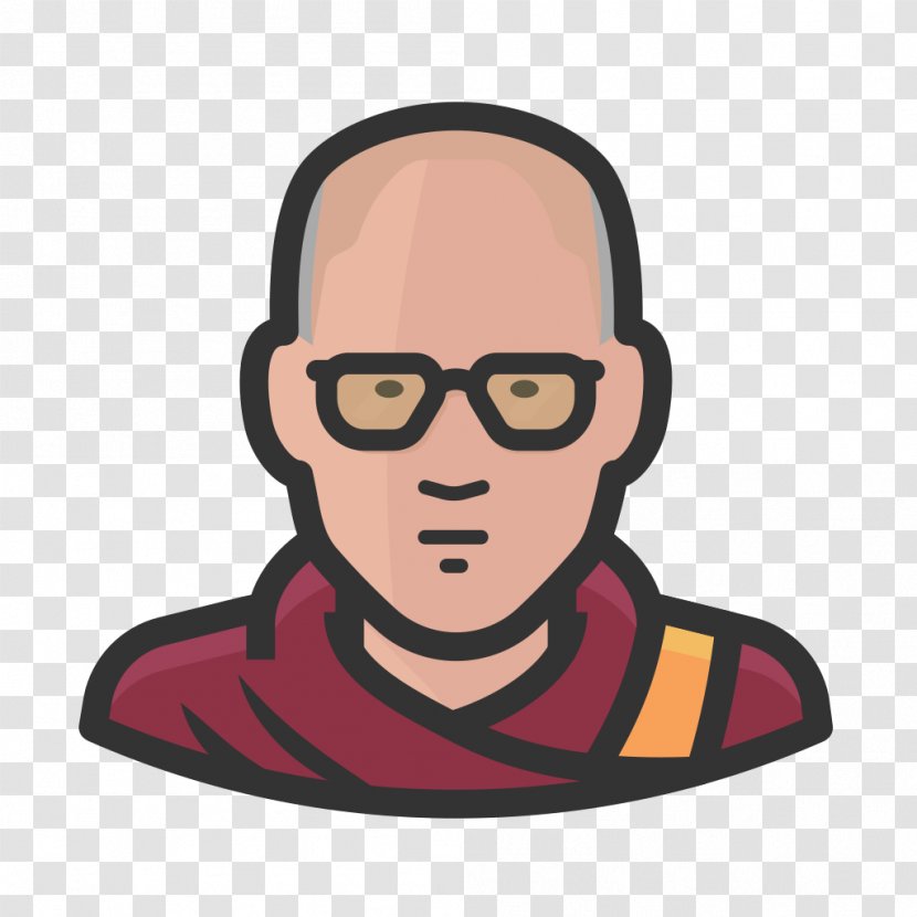 Clip Art 14th Dalai Lama - Buddhism Transparent PNG