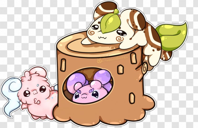 Parfait Neko Atsume Ice Cream Mammal Food - Heart Transparent PNG